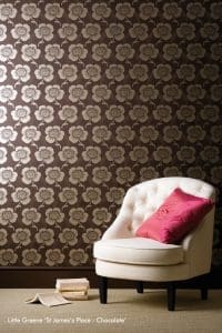 St JamesÔÇÖs Place - Chocolate Little Greene