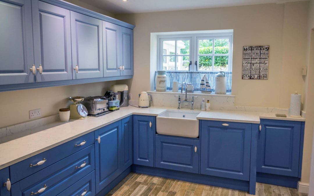 Branscombe Two Tone Blue Kitchen