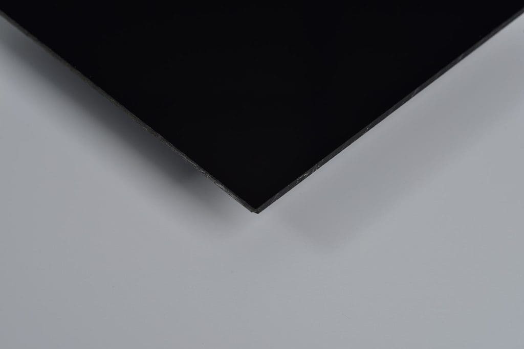 black pvc wall panel