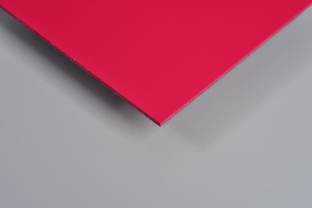 red pvc wall panel