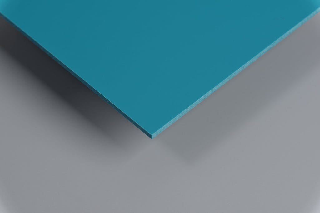 mid blue pvc wall panel